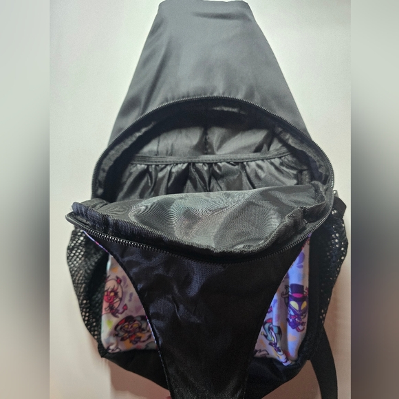 Helluvaboss Pattern Sling Bookbag / Crossbody Backpack- New - Blitz Stolas Fizz - Picture 4 of 9